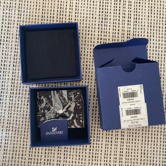 SWAROVSKI Attract Trilogy Rhodium Plated Necklace - Picture 10 of 15